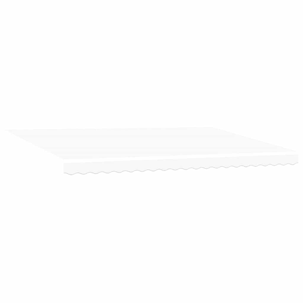 vidaXL Awning Replacement Fabric White 5 x 3 m Polyester