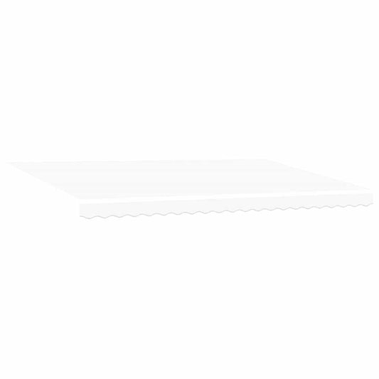 vidaXL Awning Replacement Fabric White 5 x 3.5 m Polyester