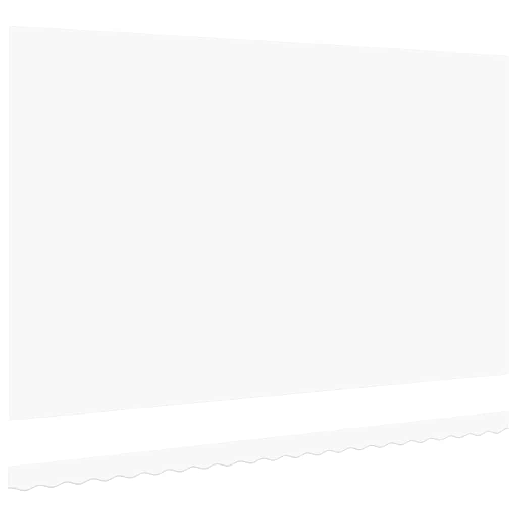 vidaXL Awning Replacement Fabric White 5 x 3.5 m Polyester