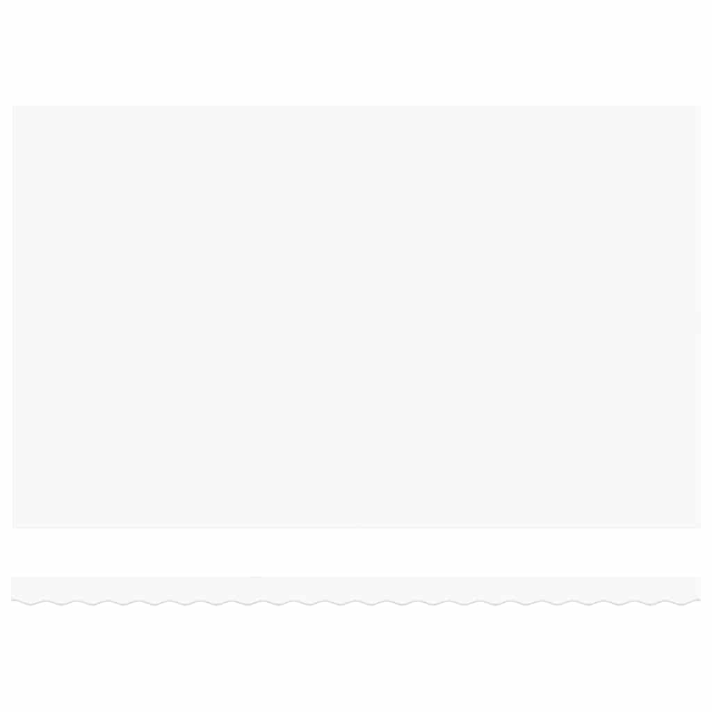 vidaXL Awning Replacement Fabric White 5 x 3.5 m Polyester