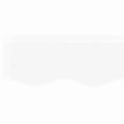 vidaXL Awning Replacement Fabric White 600 x 300 cm Canvas