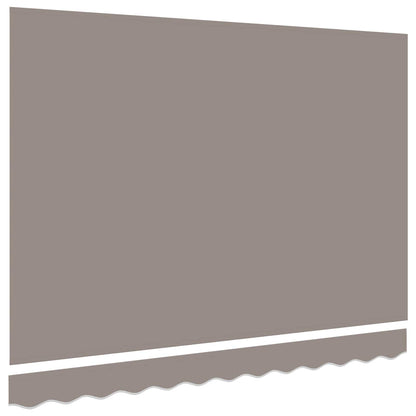 vidaXL Awning Canopy Replacement for 3x2.5 m Light Grey Polyester