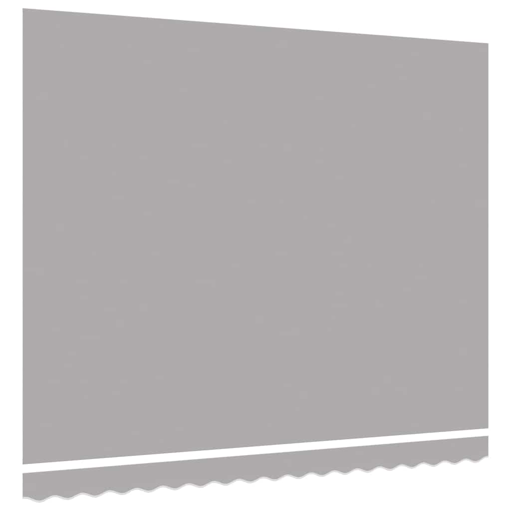 vidaXL Awning Replacement Fabric Light Grey 4 x 3 m Polyester