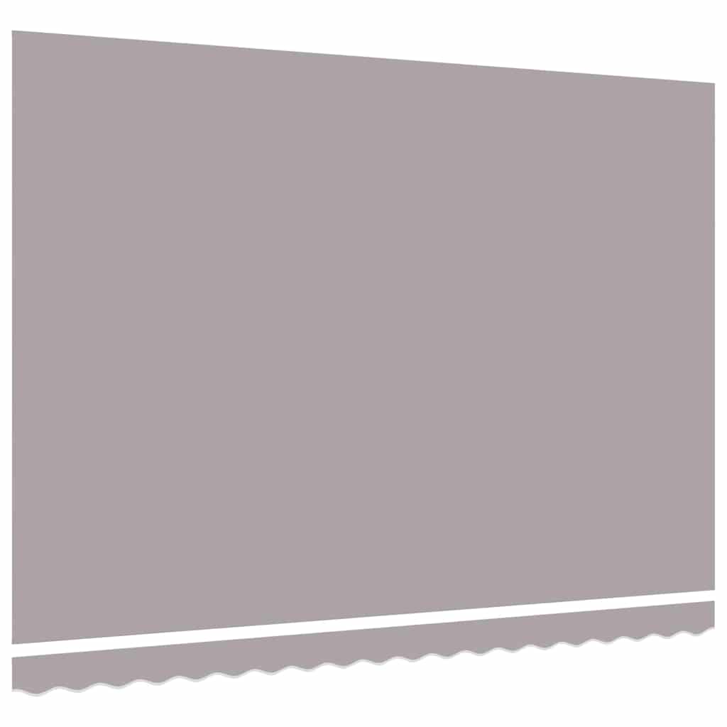 vidaXL Awning Replacement Fabric Light Grey 430 x 345 cm Polyester