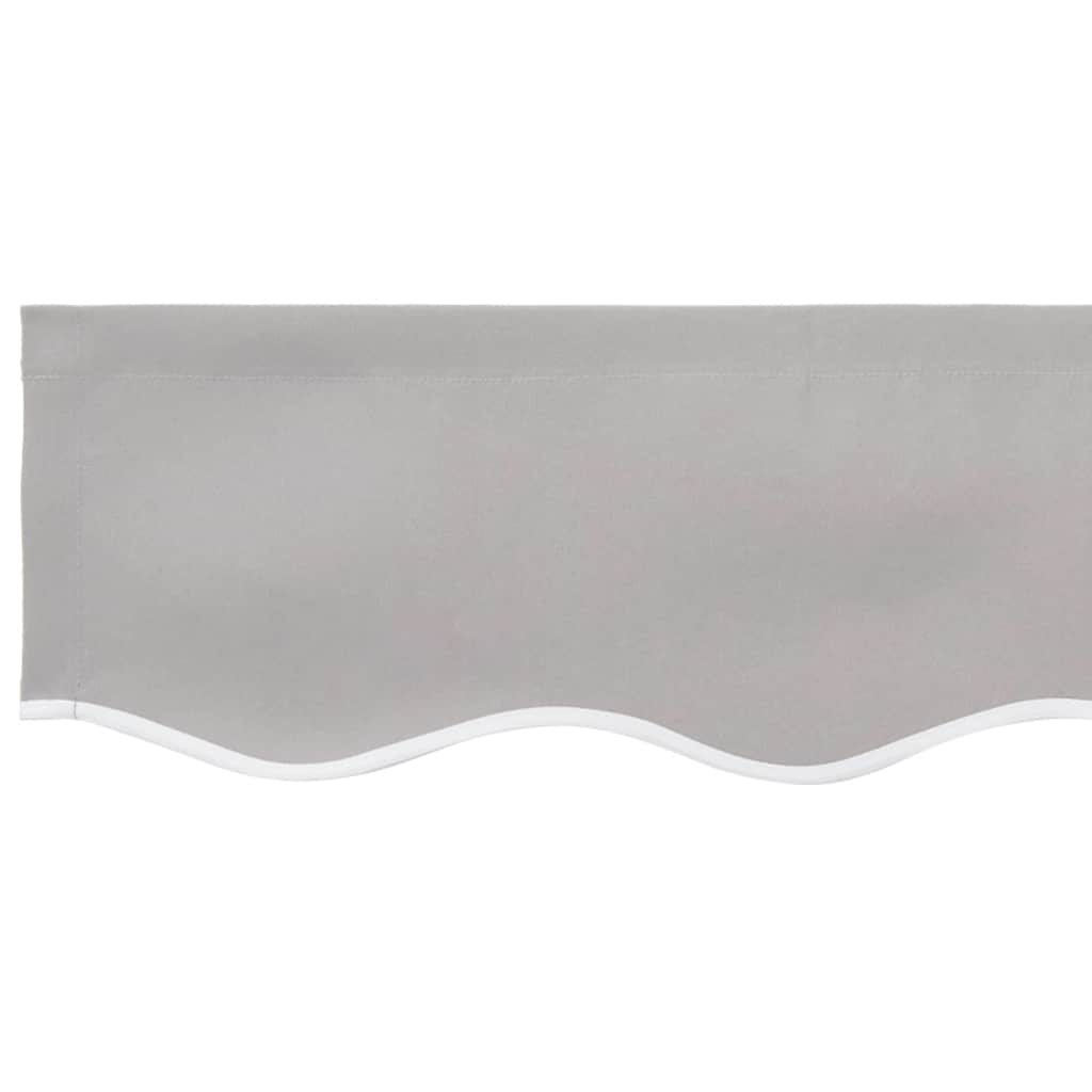 vidaXL Awning Replacement Fabric Light Grey 6 x 3.5 m Polyester