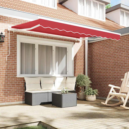 vidaXL Awning Replacement Fabric Red 3 x 2.5 m Polyester