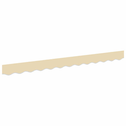 vidaXL Awning Valance Replacement for 2.5 m Cream Polyester