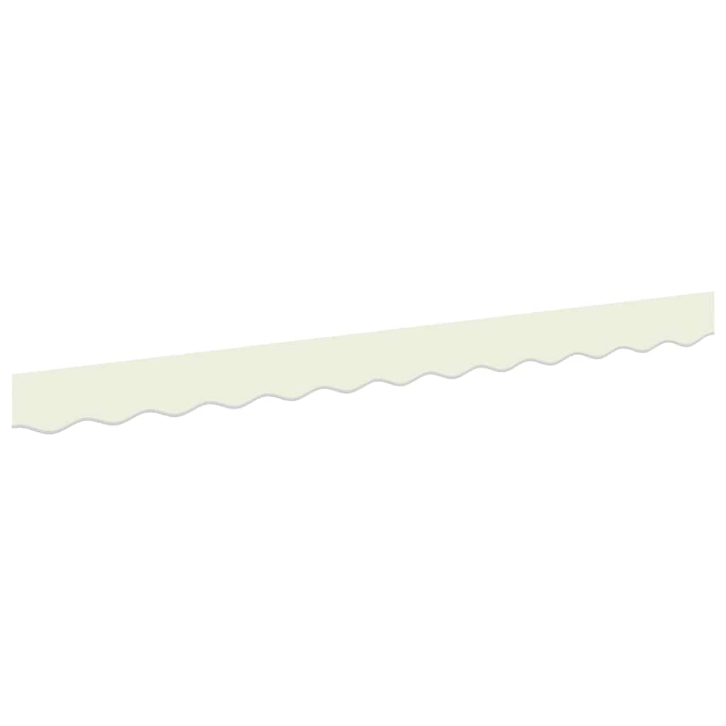 vidaXL Awning Valance Replacement Cream Stripe 2.5 m Polyester