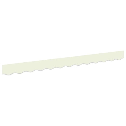 vidaXL Awning Valance Replacement Cream Stripe 2.5 m Polyester