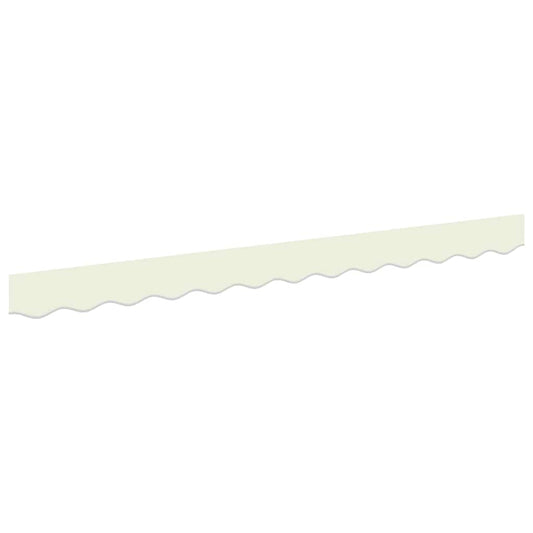 vidaXL Awning Valance Replacement Cream Stripe 2.5 m Polyester