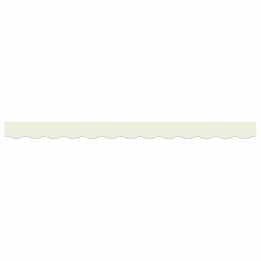 vidaXL Awning Valance Replacement Cream Stripe 2.5 m Polyester