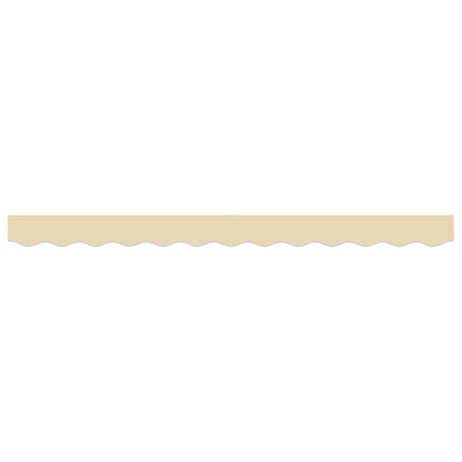 vidaXL Awning Valance Replacement for 2.5 m Cream Polyester