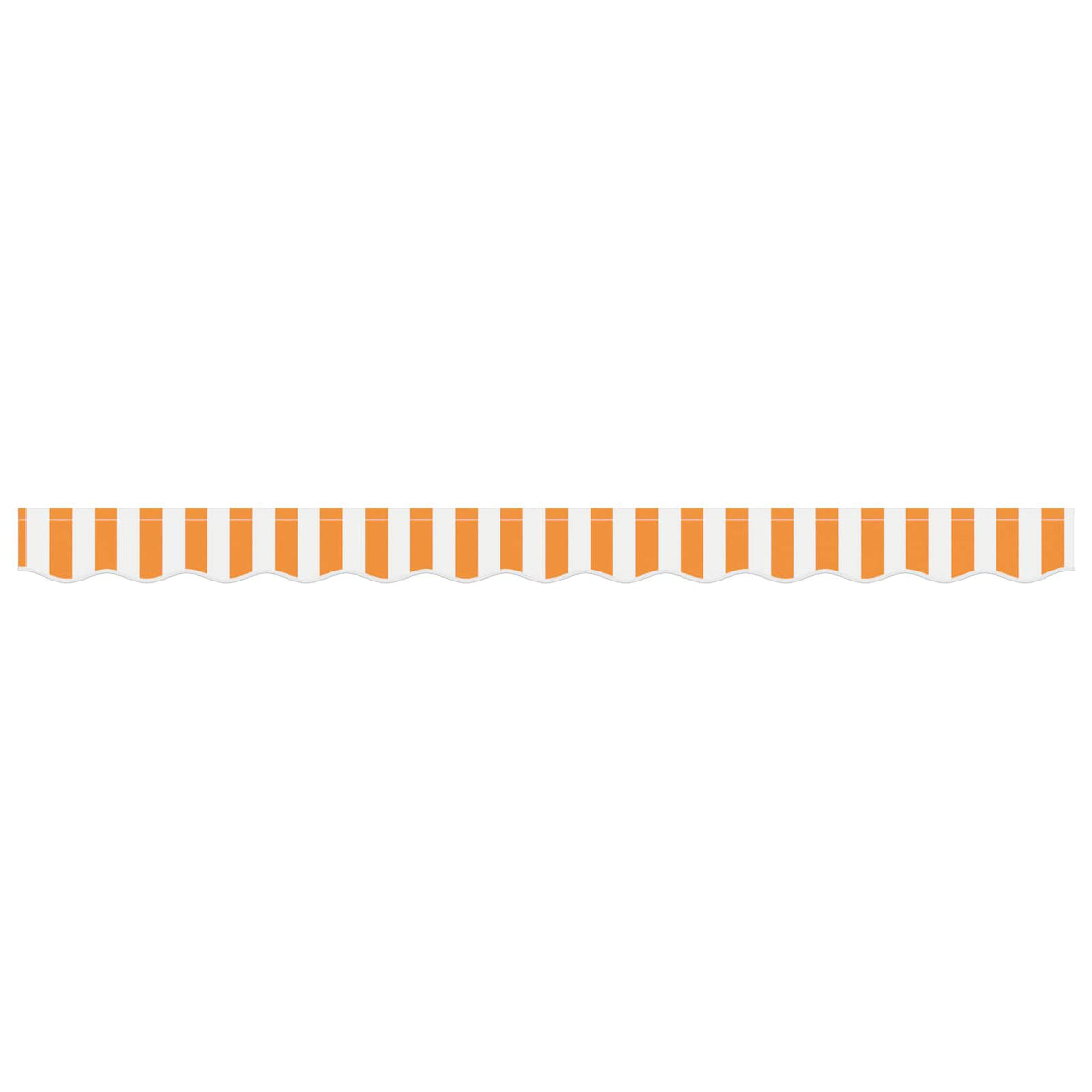 vidaXL Awning Valance Replacement for 2.5 m Yellow & White Stripe