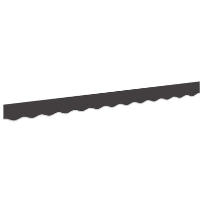 vidaXL Awning Valance Replacement for 2.5 m Anthracite Polyester