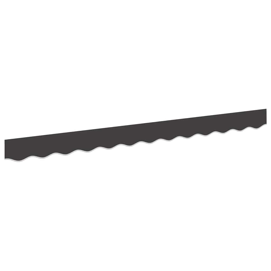 vidaXL Awning Valance Replacement Anthracite Stripe 2.5 m Polyester