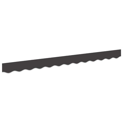 vidaXL Awning Valance Replacement Anthracite Stripe 2.5 m Polyester