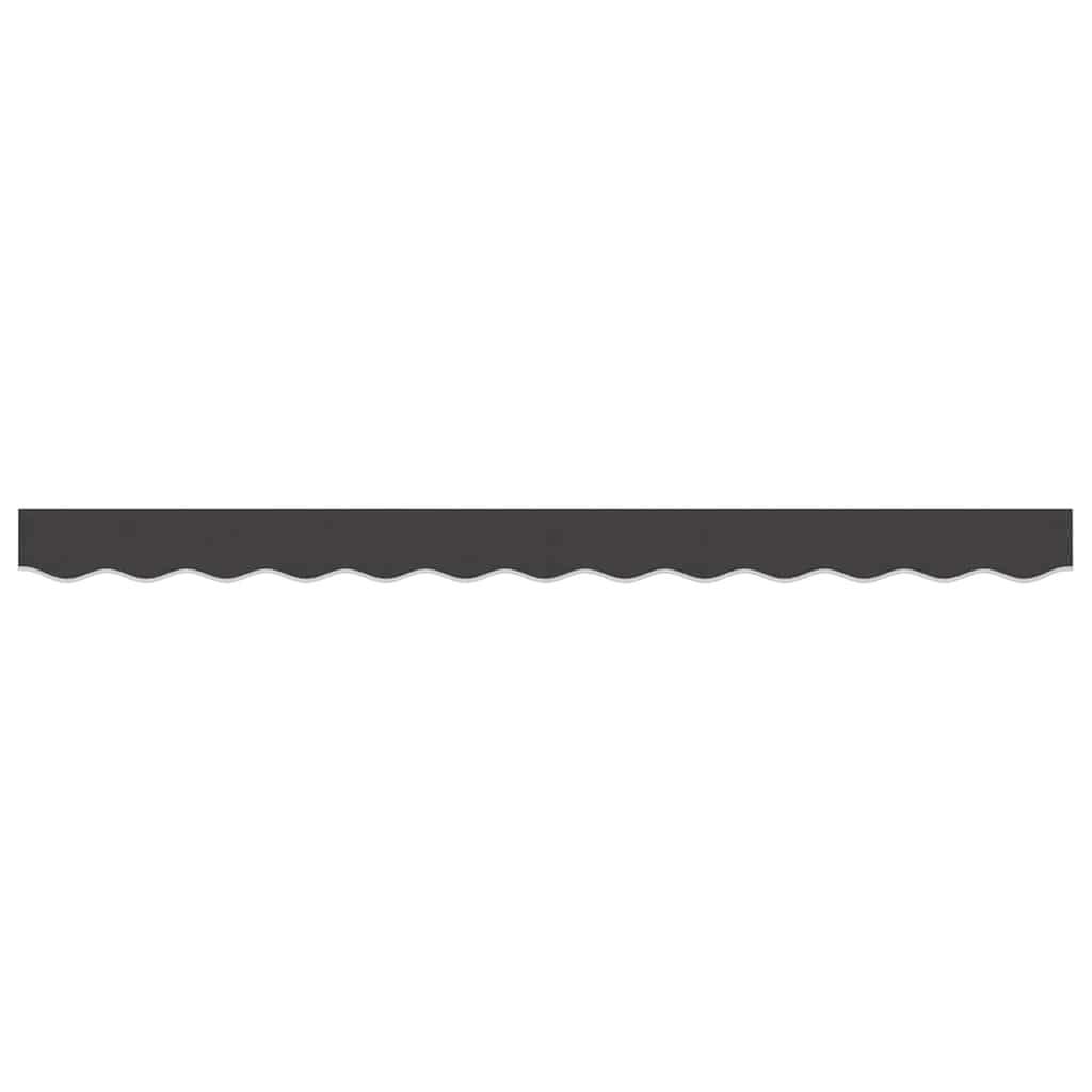vidaXL Awning Valance Replacement Anthracite Stripe 2.5 m Polyester
