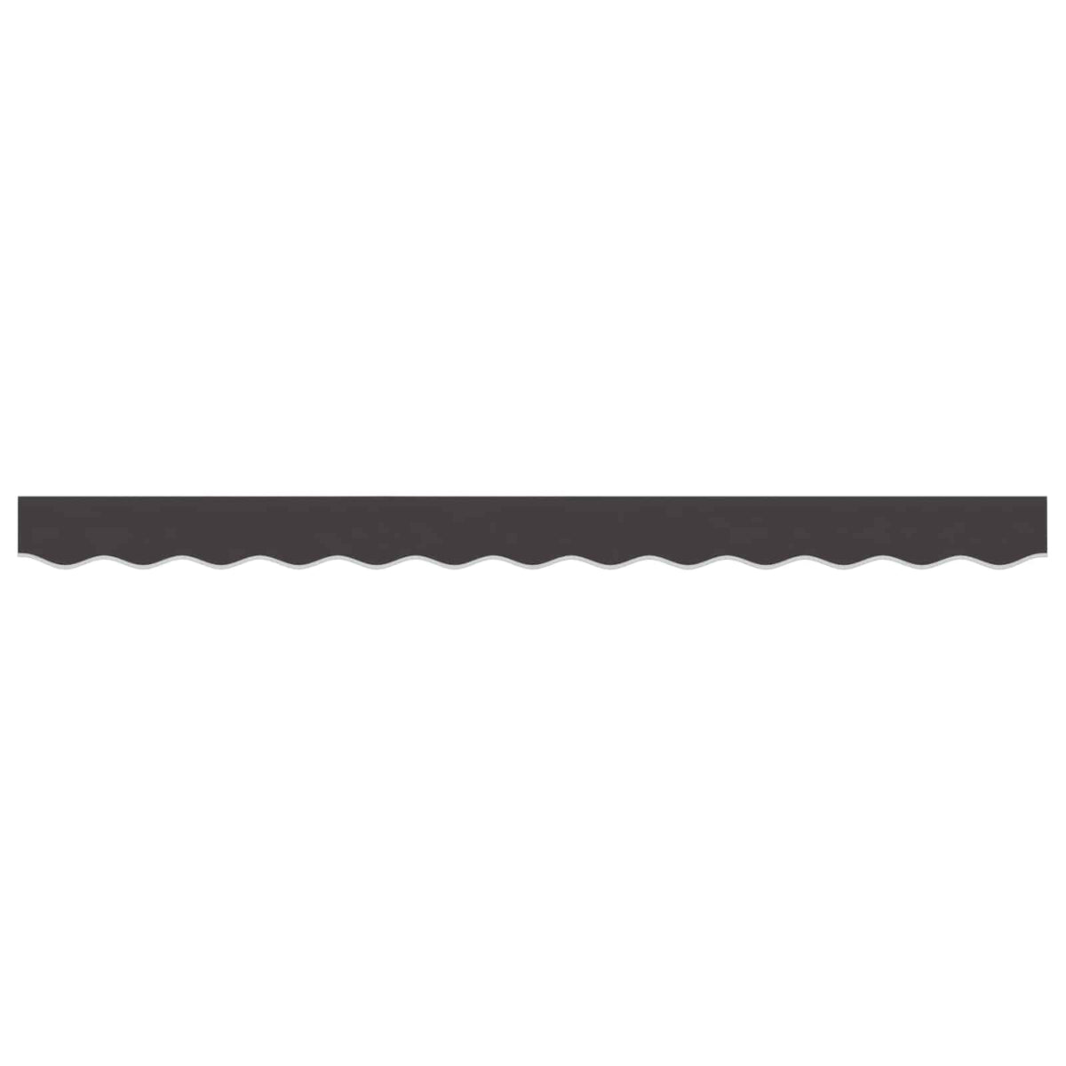 vidaXL Awning Valance Replacement for 2.5 m Anthracite Polyester