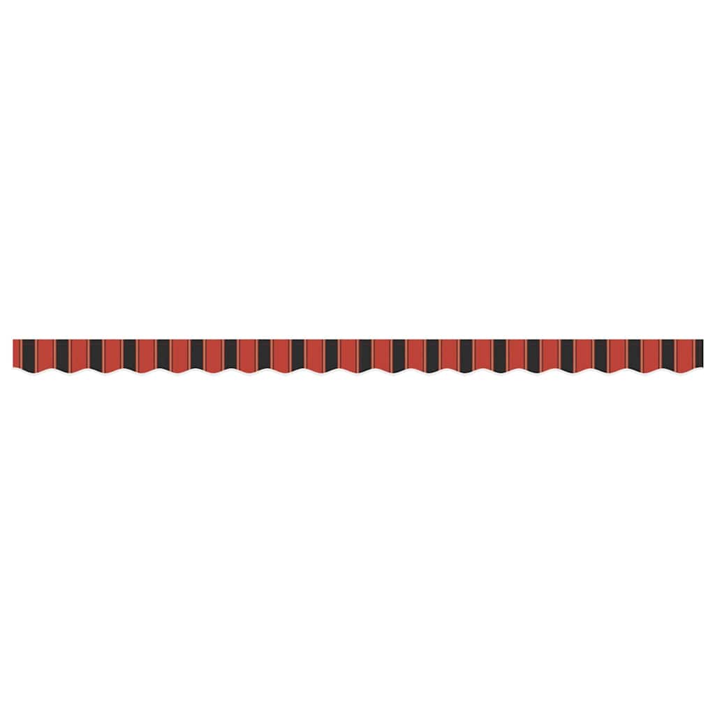 vidaXL Awning Valance Replacement Orange / Black / Yellow 4 m Polyester