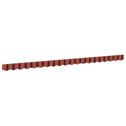 vidaXL Awning Valance Replacement Orange / Black / Yellow 4.5 m Polyester