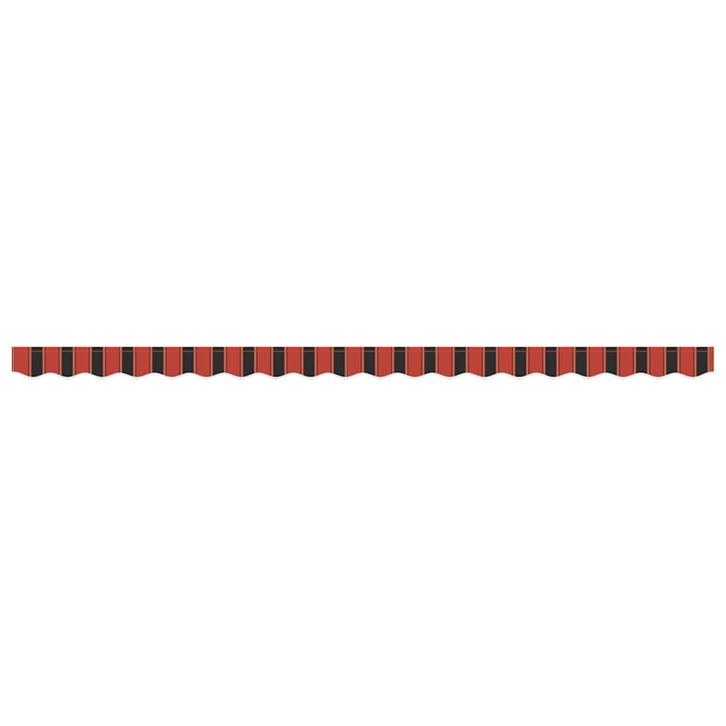 vidaXL Awning Valance Replacement Orange / Black / Yellow 4.5 m Polyester