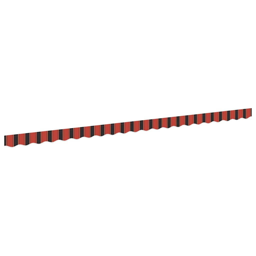 vidaXL Awning Valance Replacement Orange / Black / Yellow 480 x 20 cm