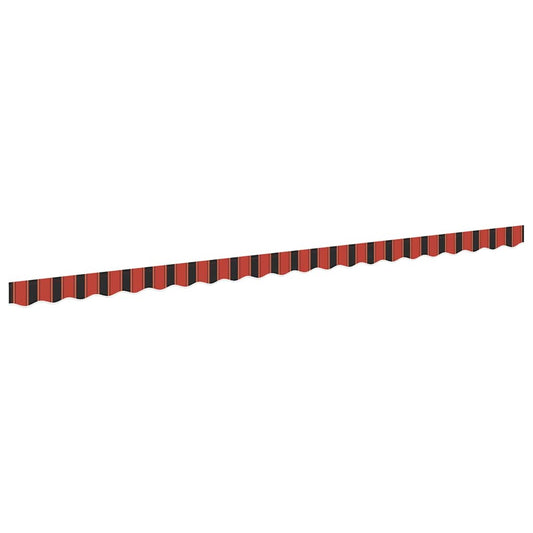 vidaXL Awning Valance Replacement Orange / Black / Yellow 480 x 20 cm