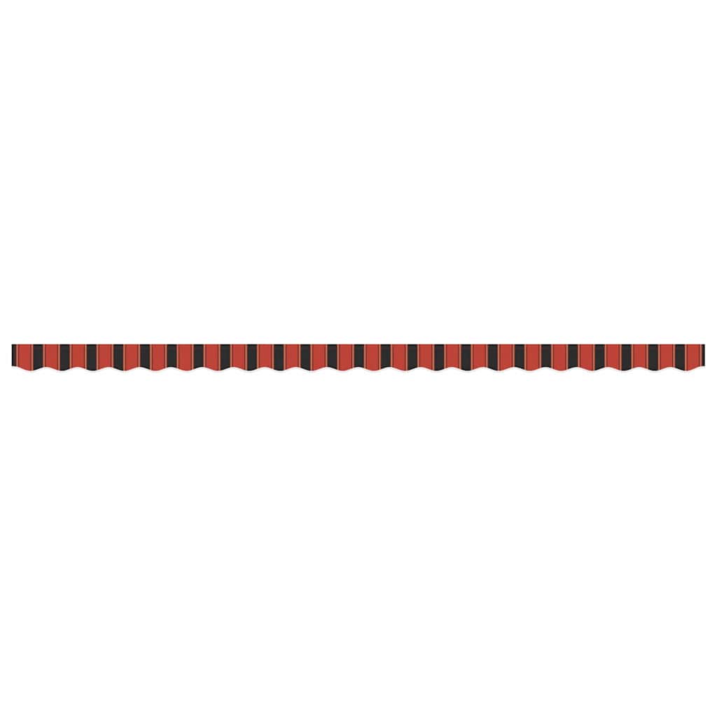 vidaXL Awning Valance Replacement Orange / Black / Yellow 480 x 20 cm
