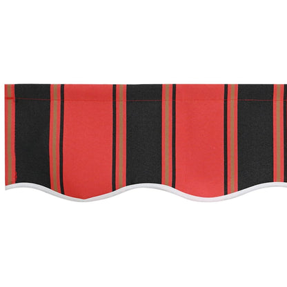 vidaXL Awning Valance Replacement Orange / Black / Yellow 6 m Polyester