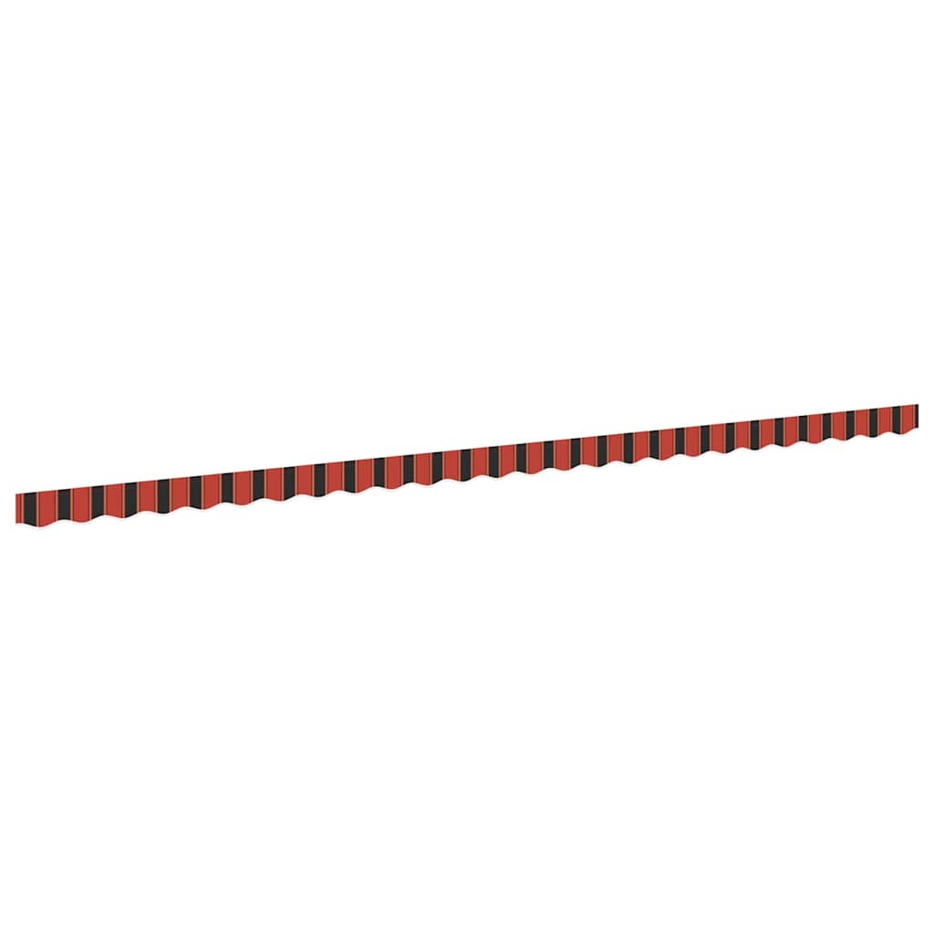 vidaXL Awning Valance Replacement Orange / Black / Yellow 6 m Polyester