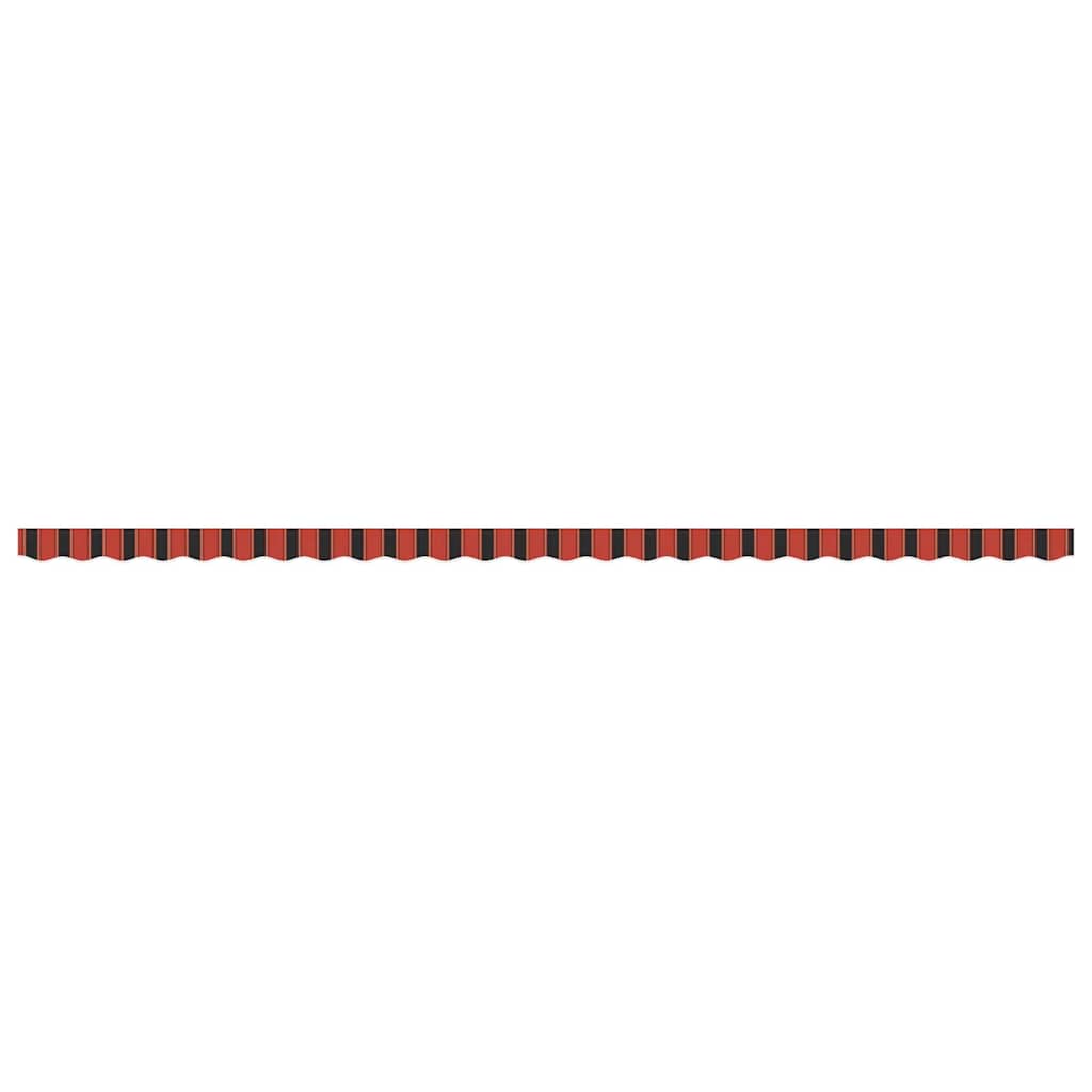 vidaXL Awning Valance Replacement Orange / Black / Yellow 6 m Polyester