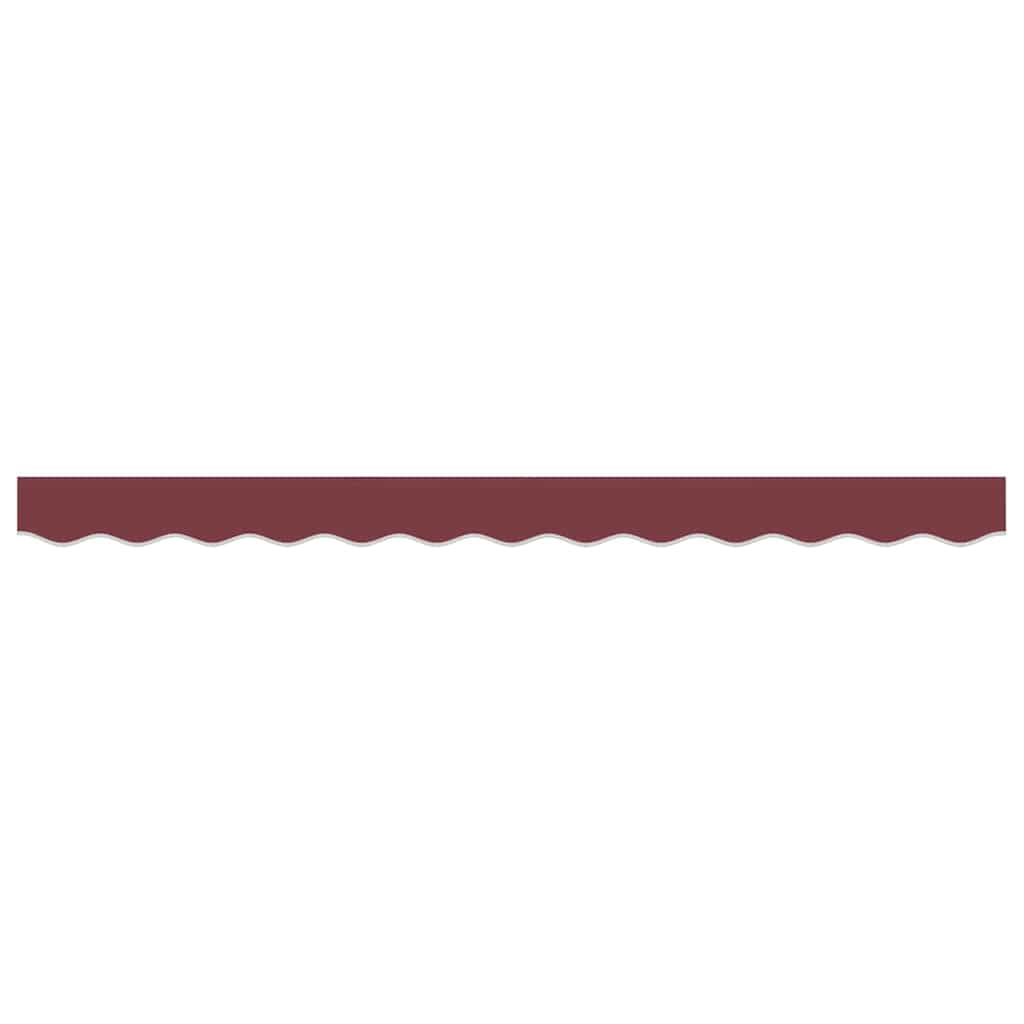 vidaXL Awning Valance Replacement Burgundy Stripe 2.5 m Polyester