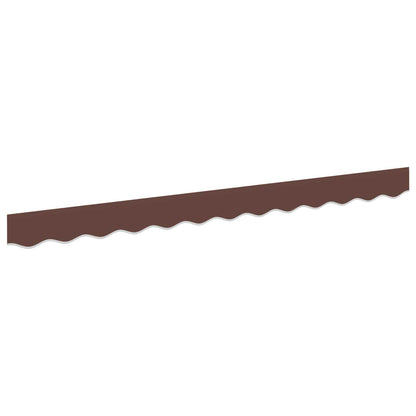 vidaXL Awning Valance Replacement for 2.5 m Brown Polyester