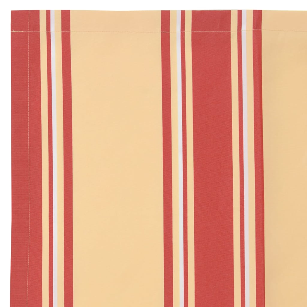 vidaXL Awning Valance Replacement Yellow and Orange 2.5 m Polyester