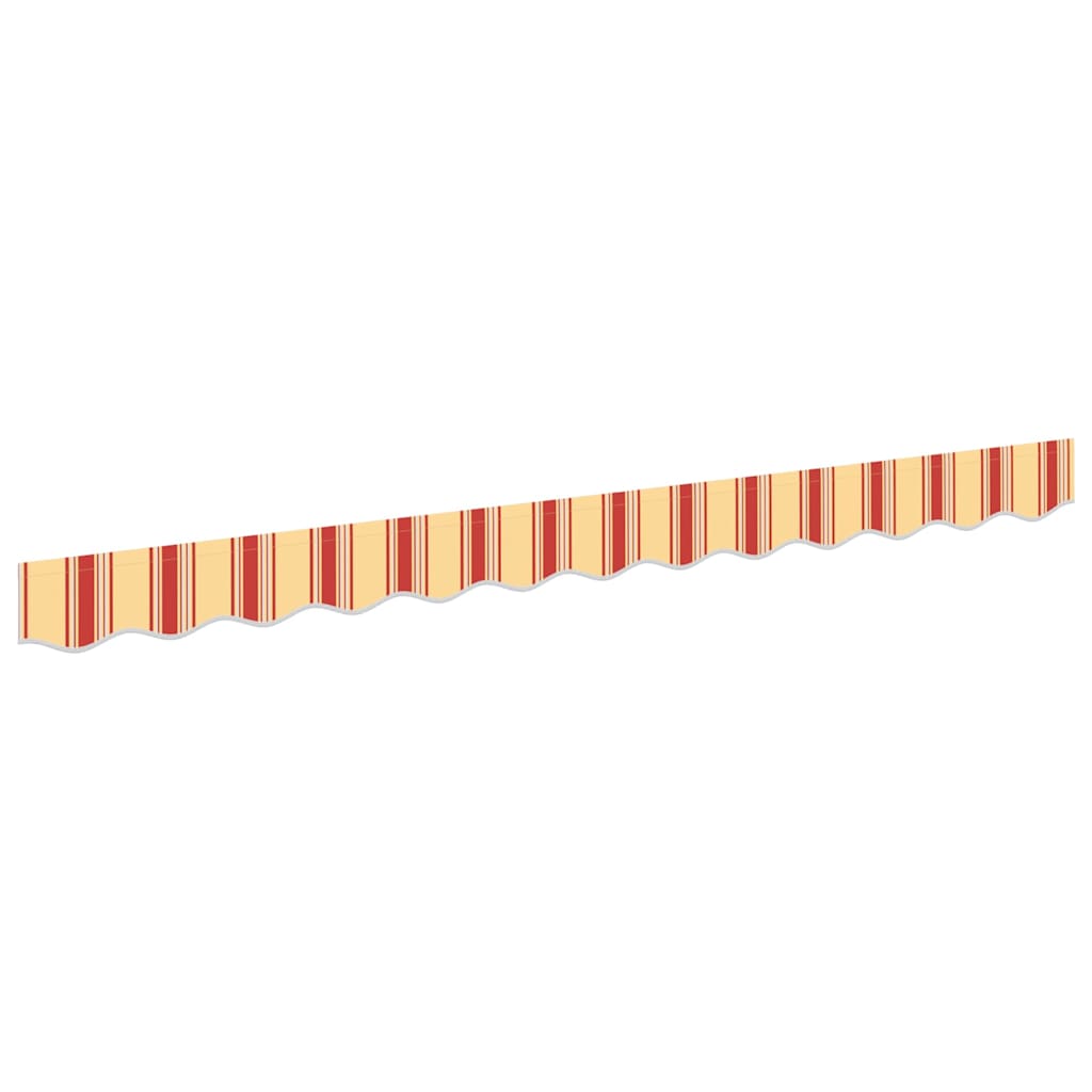 vidaXL Awning Valance Replacement Yellow and Orange 2.5 m Polyester