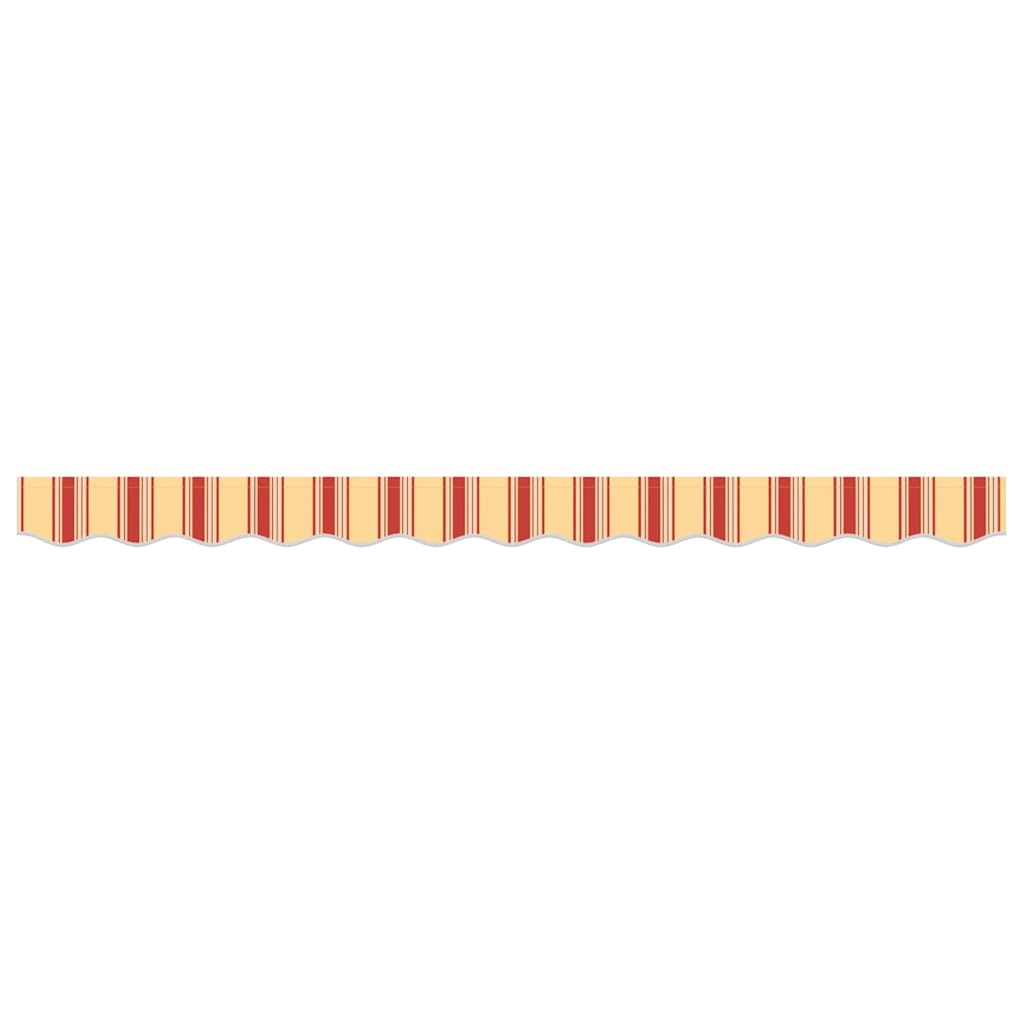 vidaXL Awning Valance Replacement Yellow and Orange 2.5 m Polyester