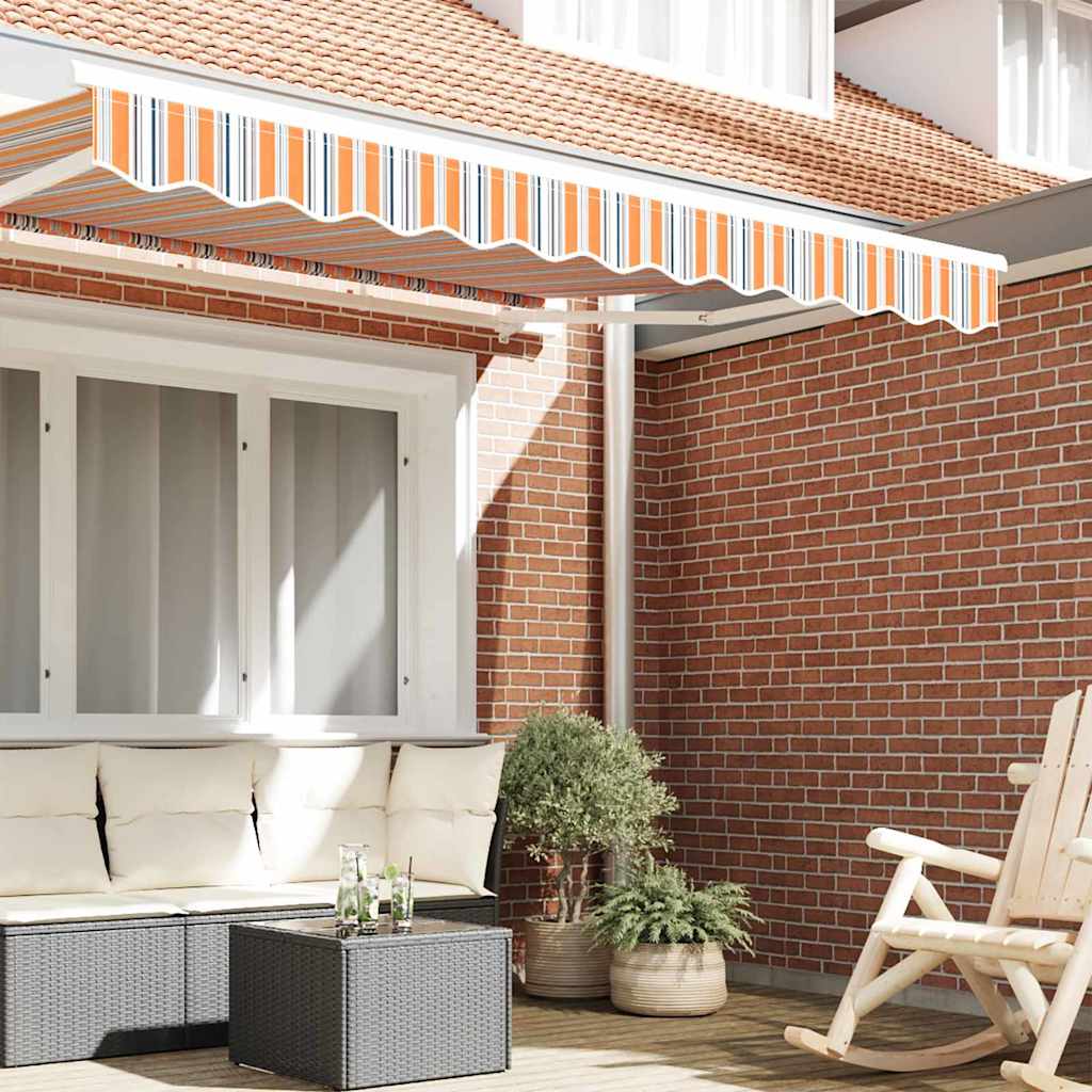 vidaXL Awning Valance Replacement Multicolour 2.5 m Polyester