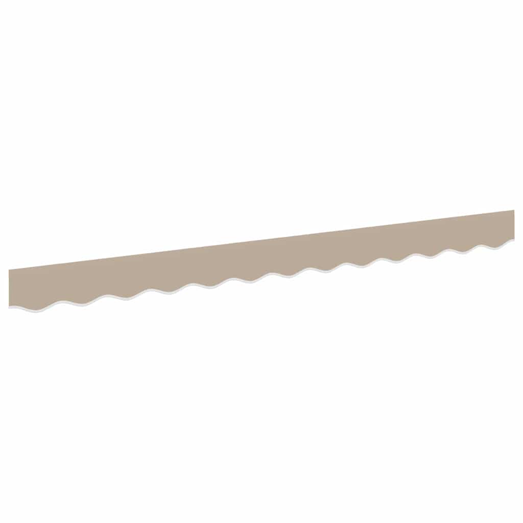 vidaXL Awning Valance Replacement Beige 3.5 m Polyester