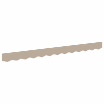 vidaXL Awning Valance Replacement Beige 3.5 m Polyester