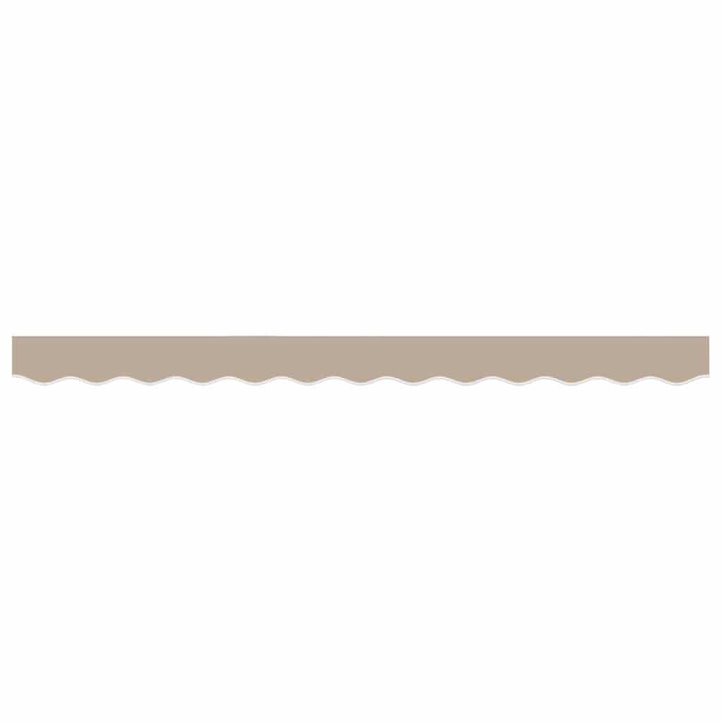vidaXL Awning Valance Replacement Beige 3.5 m Polyester