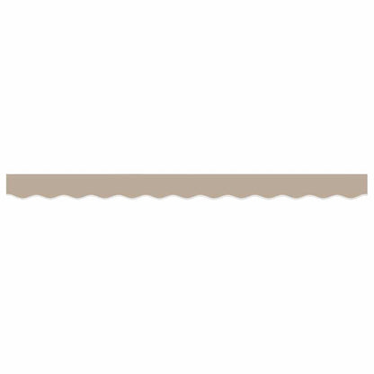 vidaXL Awning Valance Replacement Beige 3.5 m Polyester