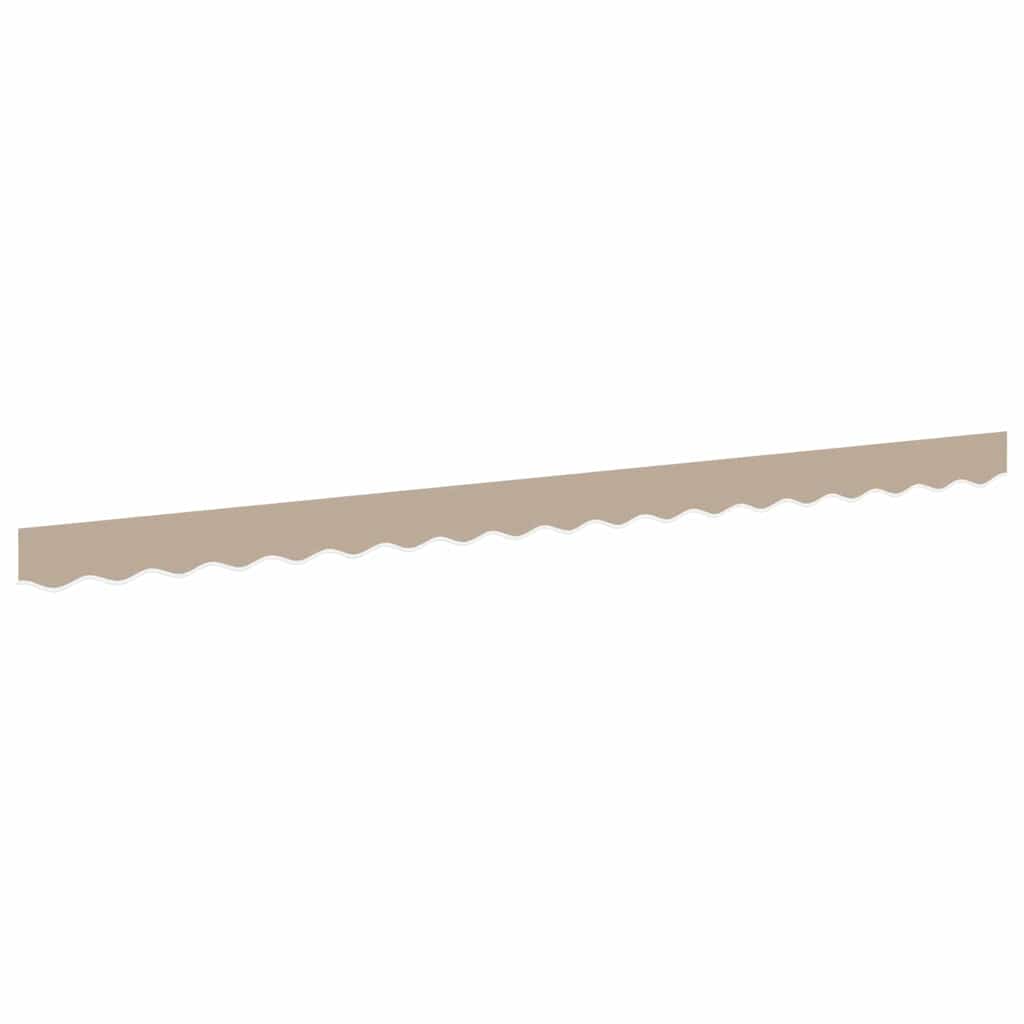 vidaXL Awning Valance Replacement Beige 4 m Polyester