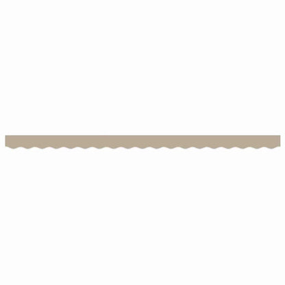 vidaXL Awning Valance Replacement Beige 4 m Polyester