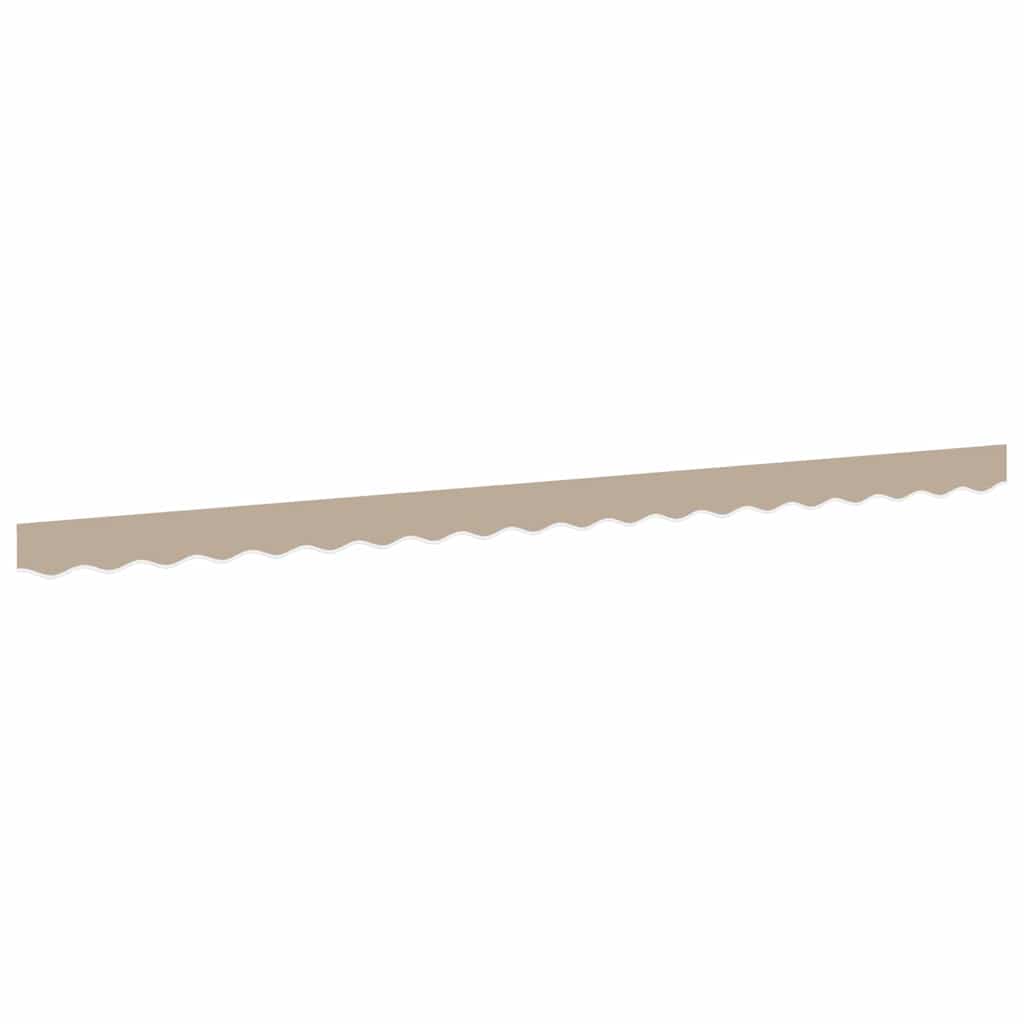 vidaXL Awning Valance Replacement Beige 4.5 m Polyester