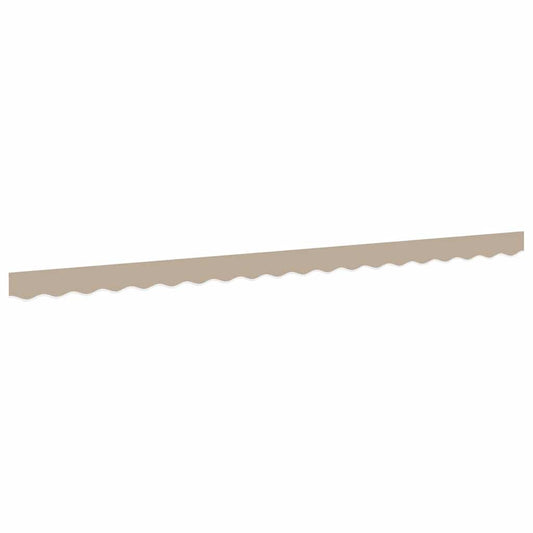 vidaXL Awning Valance Replacement Beige 430 x 20 cm Polyester