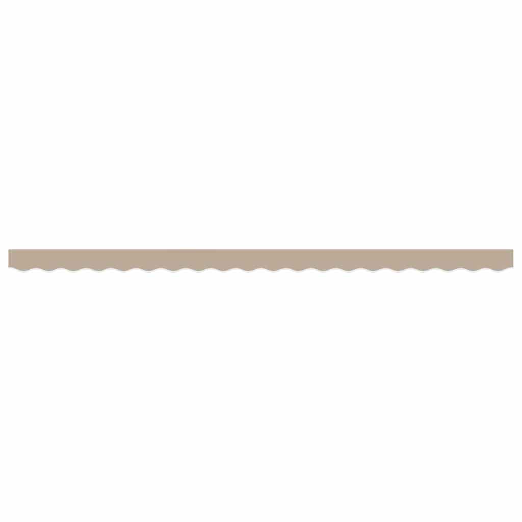 vidaXL Awning Valance Replacement Beige 4.5 m Polyester