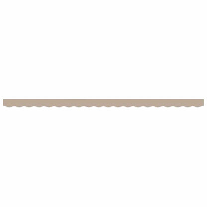 vidaXL Awning Valance Replacement Beige 4.5 m Polyester