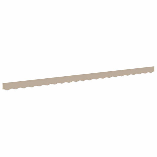vidaXL Awning Valance Replacement Beige 480 x 20 cm Polyester