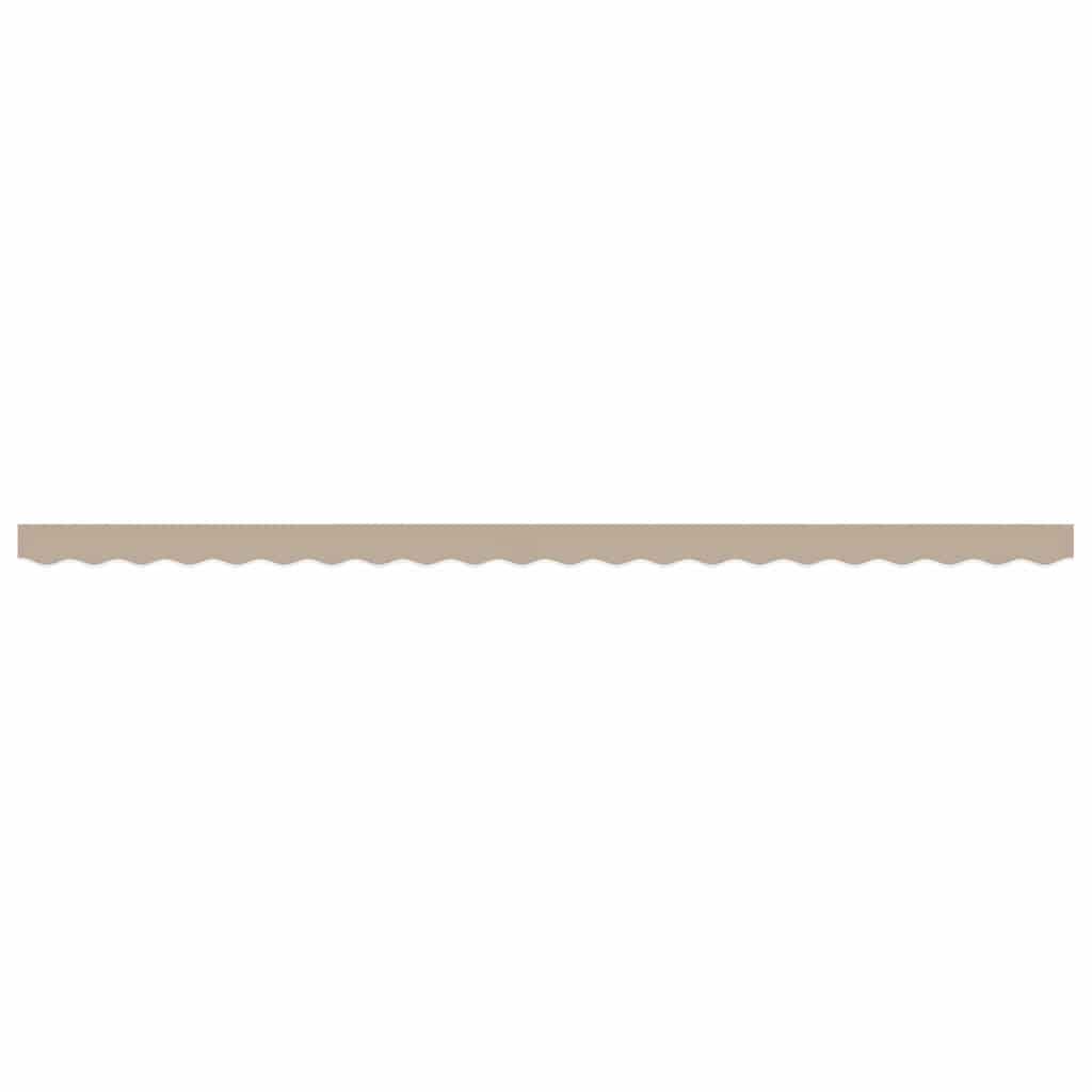vidaXL Awning Valance Replacement Beige 480 x 20 cm Polyester