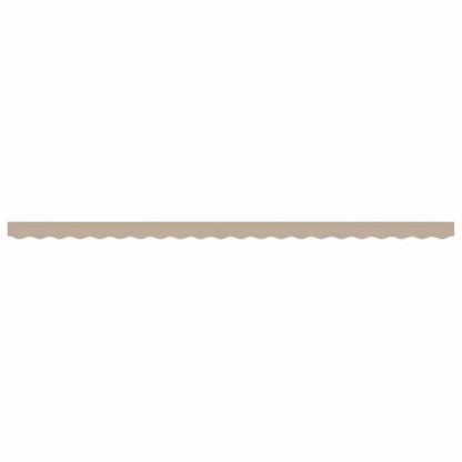 vidaXL Awning Valance Replacement Beige 480 x 20 cm Polyester